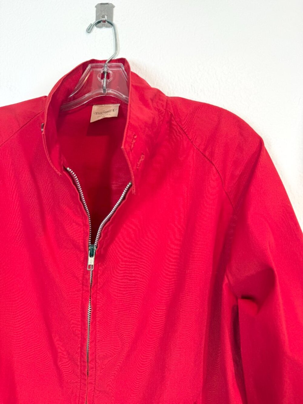Vintage Red Jacket XL Retro 80s 90s Workwear Lightweight Streetwear Preppy - Picture 4 of 8